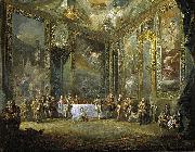 Carlos III comiendo ante su corte Luis Paret y alcazar
